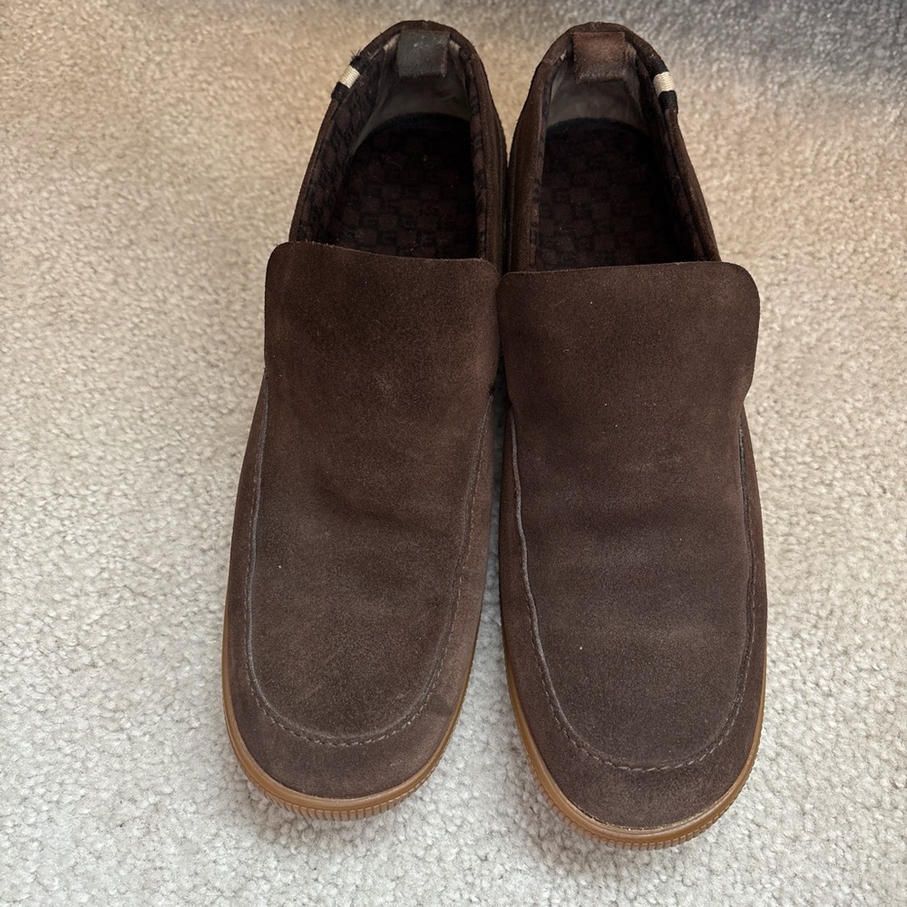Vintage men’s suede GUCCI driving loafers